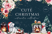 WHOLE SHOP. Watercolor bundle vol 1, an Animal Illustration by anastasiia.art (Thumbnail 2 of 47)