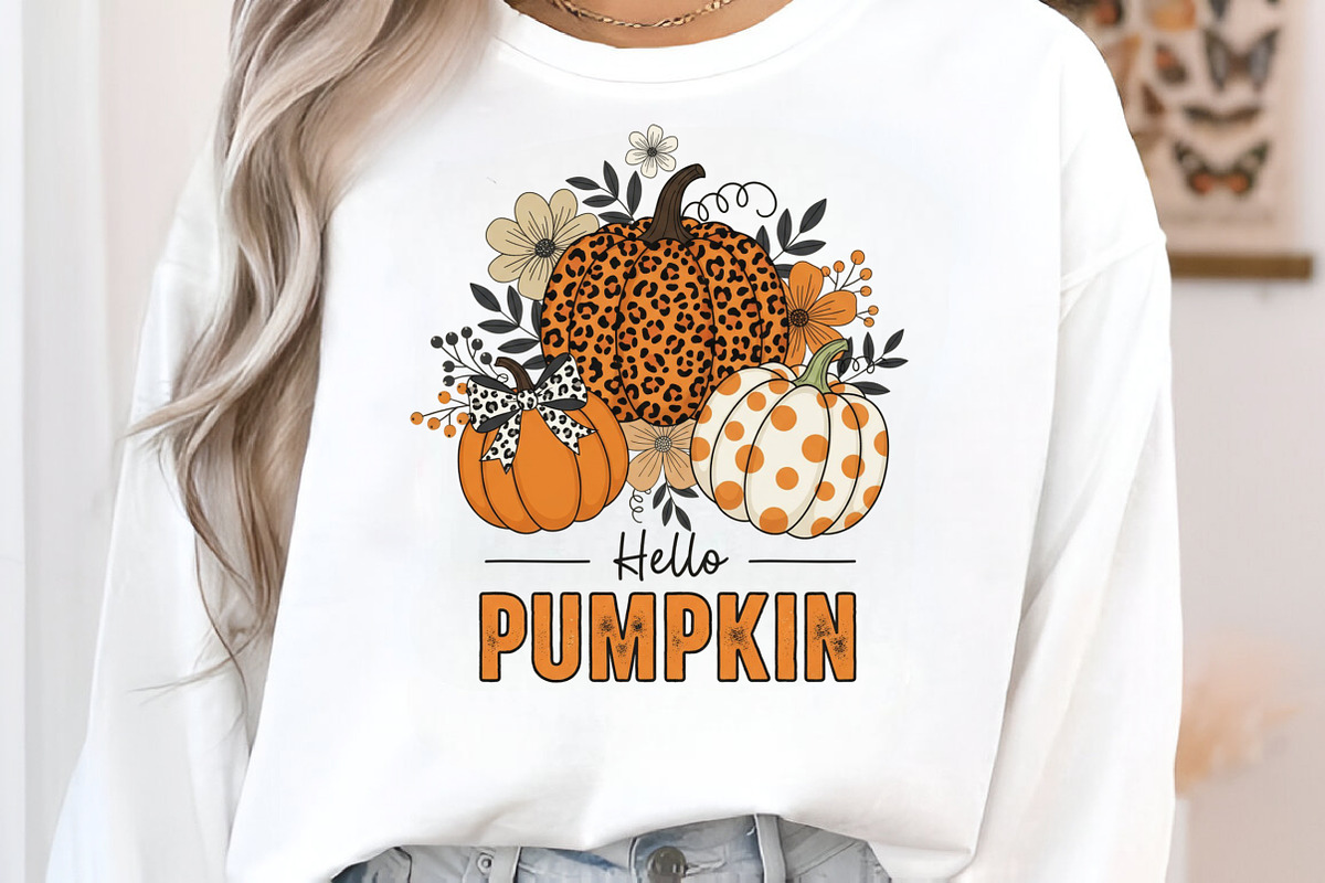 Fall Floral Pumpkin Png, an Illustration by Craft Nest (Photo 3 of 6)
