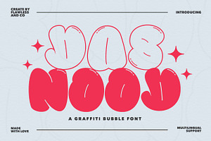 Dasnood - Graffiti Font, a Font by Flawless And Co