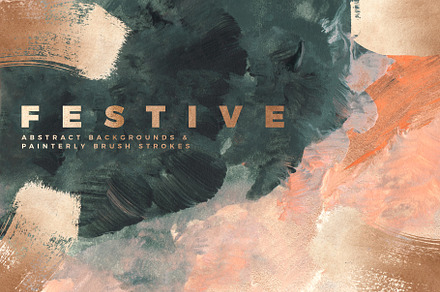 Painterly Shapes & Backgrounds, a Texture Graphic by Basia Stryjecka