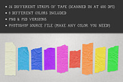 Masking Tape Mega Pack | Multi-Color, an Object Graphic by Linepup Design Co. (Thumbnail 2 of 4)