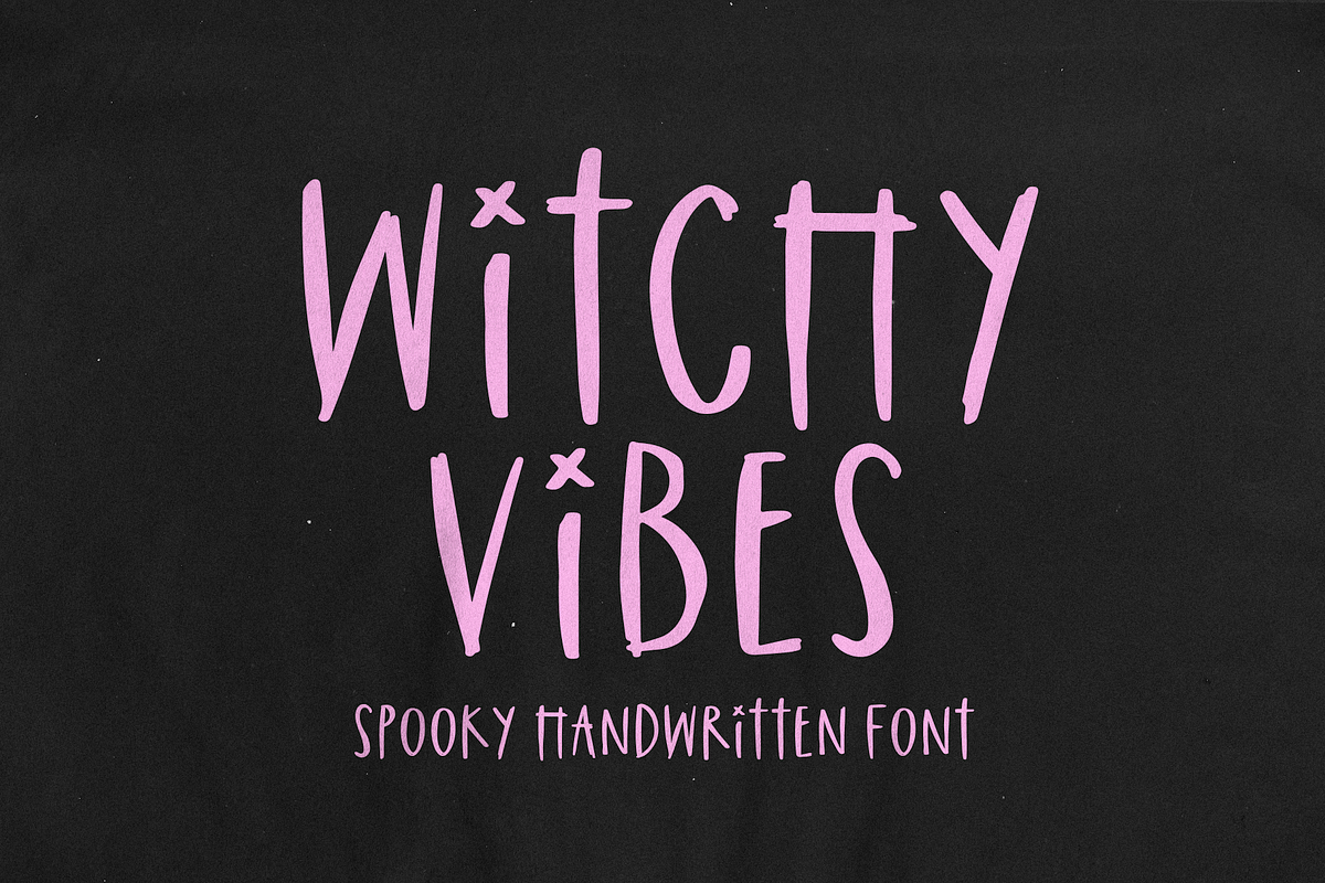 Witchy Vibes | Spooky Halloween Font, a Font by KA Designs (Photo 1 of 9)