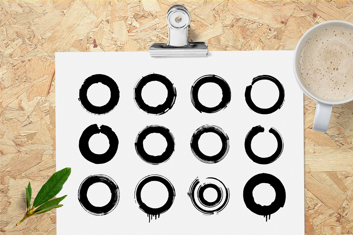Vector circle brushes, a Brush Add-On by DOBROGRAPH (Photo 5 of 6)