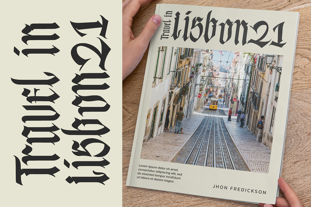Blacktones, a Blackletter Font by Vintage Division (Photo 8 of 10)