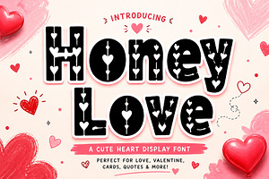 Honey Love, a Slab Serif Font by Wow Magic