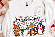 Happy New Year 2027 PNG Bundle, a Seasonal Illustration by OK Design (Thumbnail 2 of 4)