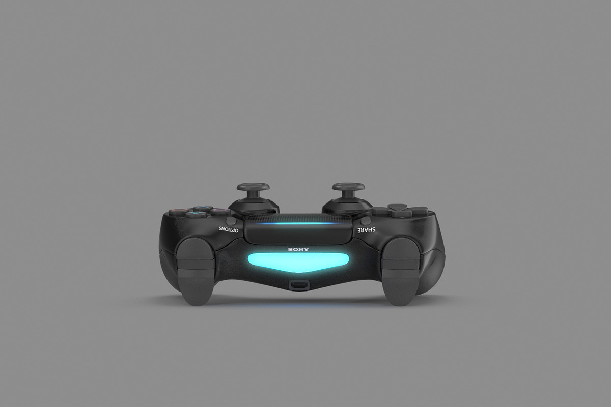 DualShock 4 Wireless Controller, an Object 3D Model by Tedi Permana (Photo 8 of 11)