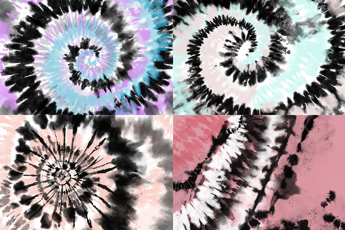 Sale: Pastel Tie-Dye Seamless Bundle, a Pattern Graphic by The Gypsy Goddess (Photo 30 of 48)
