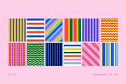 Funky Abstract Backgrounds, a Background Graphic by Léo Alexandre (Thumbnail 4 of 22)