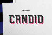 CANDID, a Font by da_only_aan (Thumbnail 1 of 6)