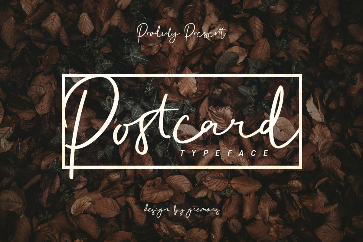 Postcard Script preview 2