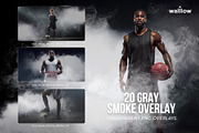 Transparent PNG Smoke overlay set, a Layer Style Add-On by Walllow Creatives (Thumbnail 2 of 6)