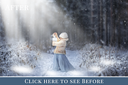 Winter Lights photo overlays, a Layer Style Add-On by BrownLeopard (Thumbnail 3 of 8)