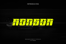 Ronbor - Display Sports Typeface