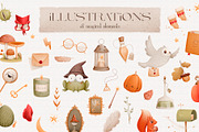 Wizarding World illustration set, an Illustration by yana.poddubskaya (Thumbnail 3 of 8)