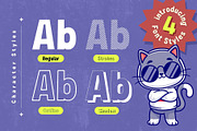 Fox Tigger : 4 Font Styles, a Handwritten Font by Fox7 By Rattana (Thumbnail 2 of 13)