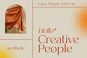 Ergisa Elegant Serif Font, a Serif Font by RantautypeStudio (Thumbnail 2 of 17)