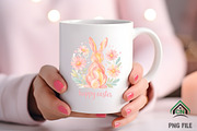 Happy Easter Png, Boho Floral Easter, an Illustration by Craft Nest (Thumbnail 3 of 6)