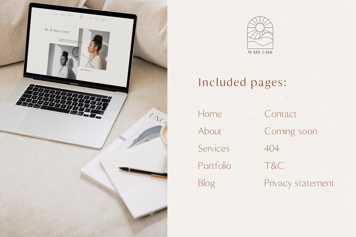 Minimal Showit Website Template, a Websites & App Template by Wonderlik Webdesign (Photo 4 of 4)