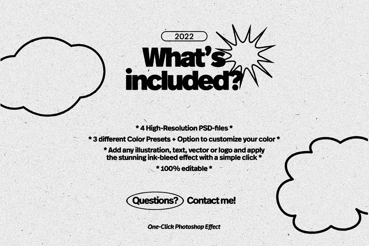 INK Bleed Copier Effect PSD, a Layer Style Add-On by Vermeulen Design Studio (Photo 4 of 5)