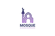 Islamic Architecture Logo, a Branding & Logo Template by 3ab2ou (Thumbnail 2 of 2)
