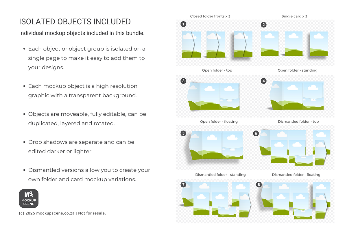 Card Folder Canva Mockup Template, a Mockup by Mockup Scene (Photo 4 of 10)