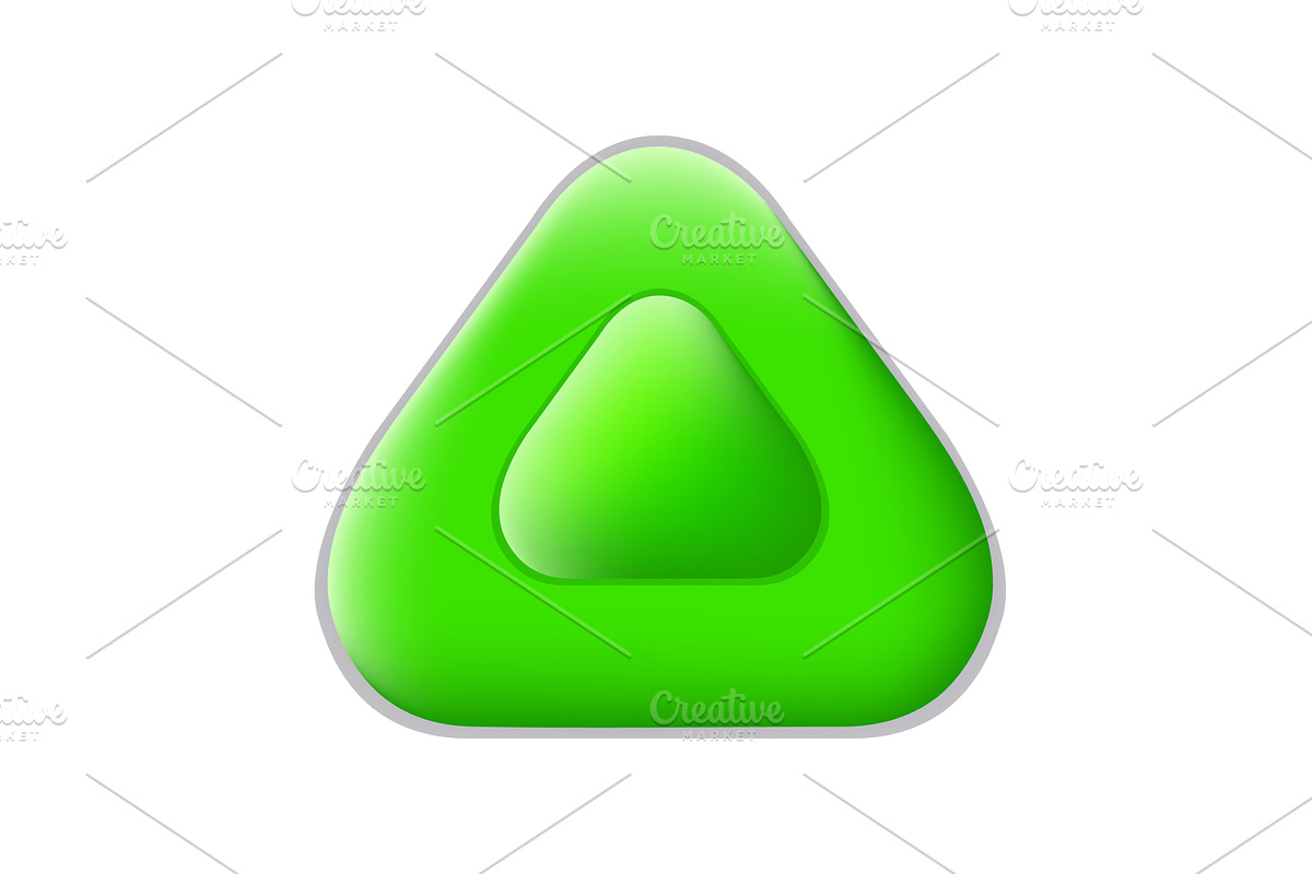 Wooden game button, menu, an Object Illustration by Things for designers