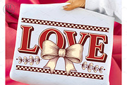 Coquette Valentines Love Design PNG, a Graphic by Libby Wishes (Thumbnail 1 of 7)