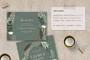Forest Wedding Invitation Set, an Invitation Template by ClementineCreative (Thumbnail 2 of 2)