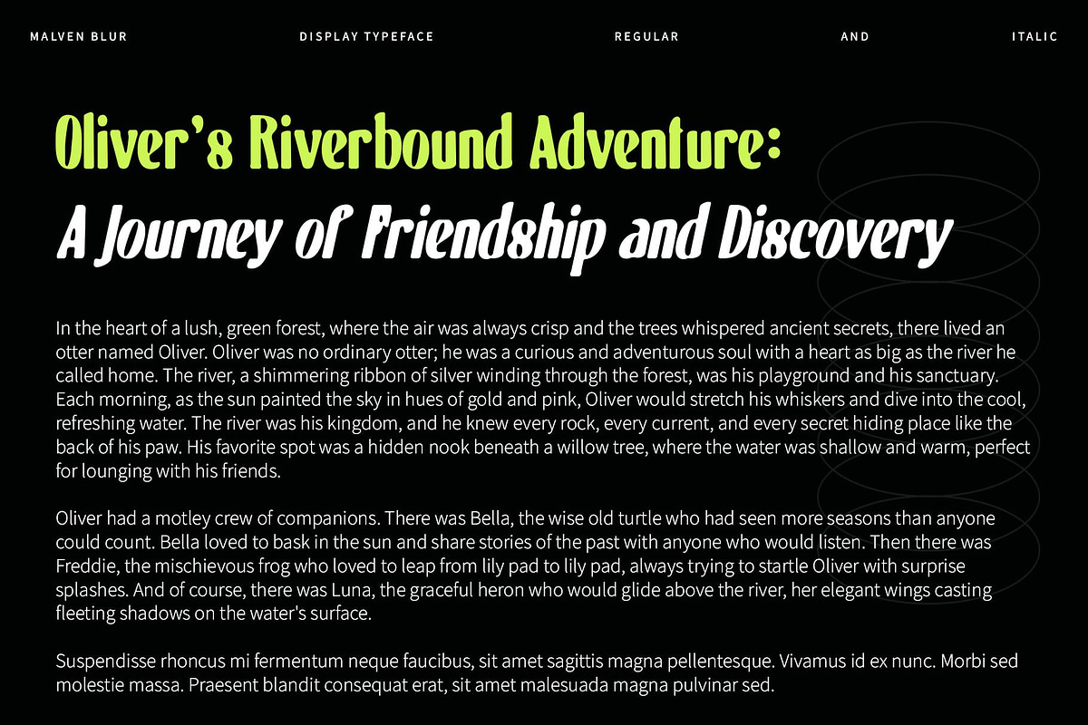 Malven Blur, a Serif Font by Craft Supply Co. (Photo 2 of 8)