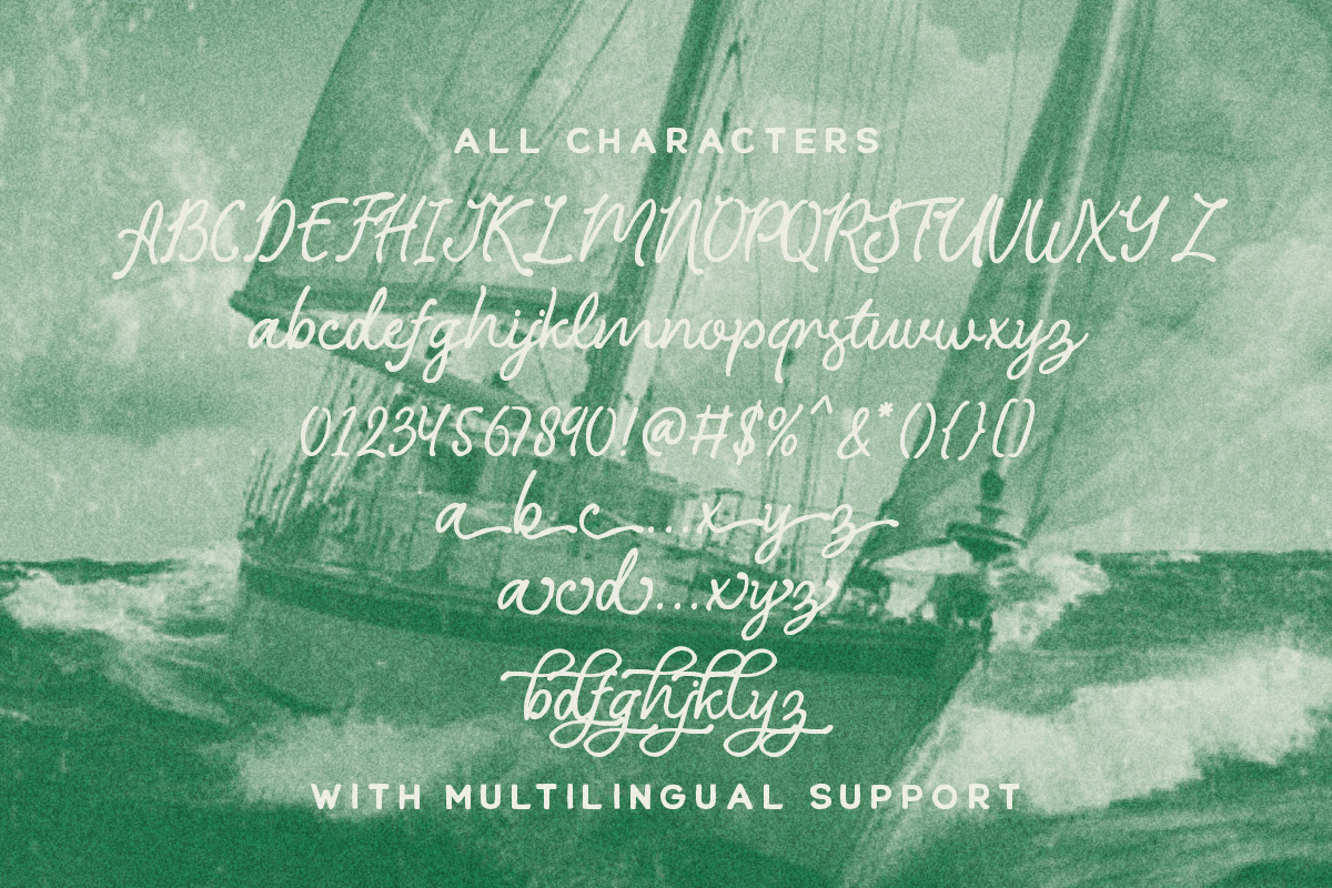 Rodlock Script, a Script Font by Rillatype (Photo 8 of 8)