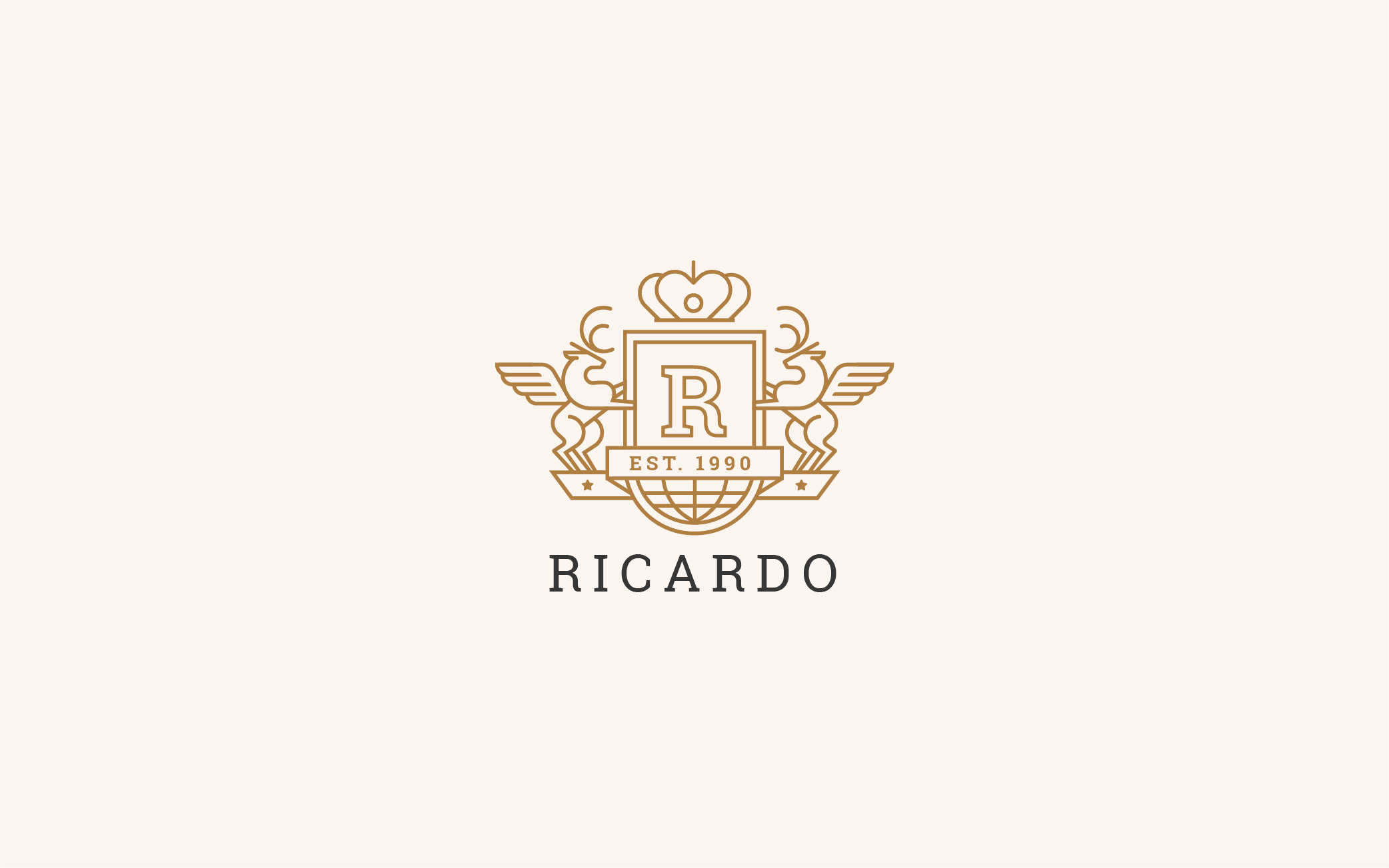 Letter R Logo - Heraldic,Crest Logo, a Branding & Logo Template by CCS ...