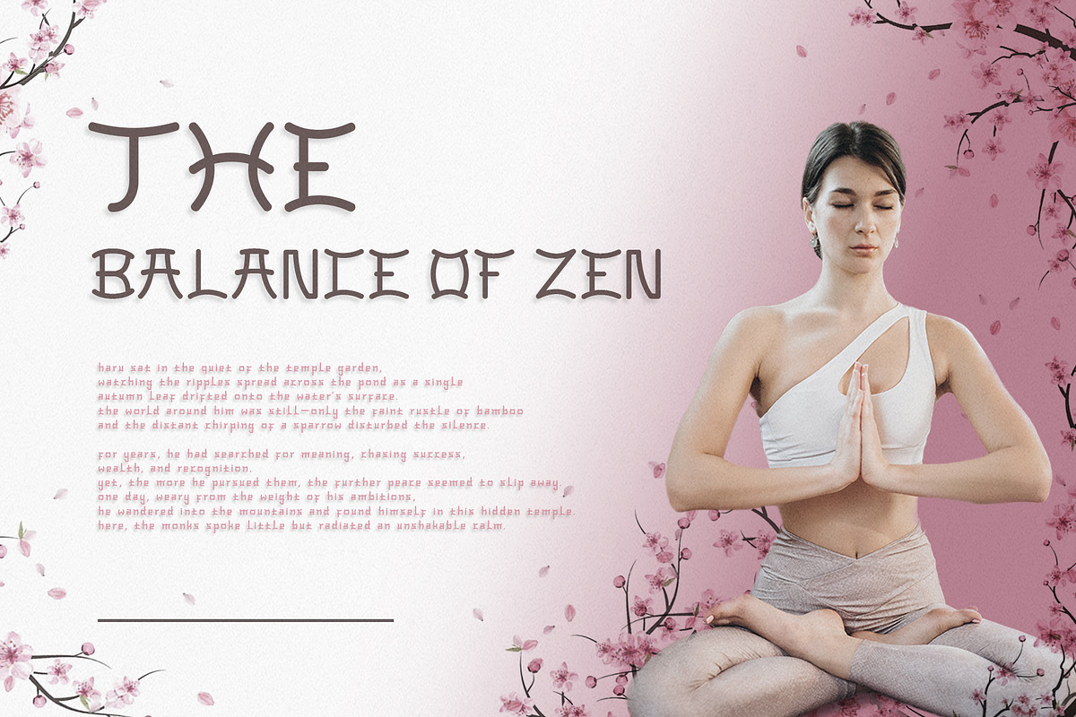 HANAMI – Elegant Japanese Font, a Symbol Font by MEANDSTUDIO (Photo 4 of 9)