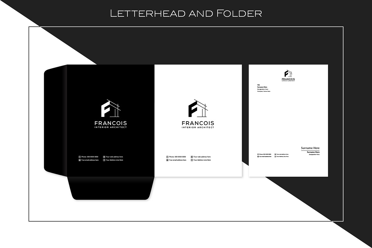 Geometric Letter A-Z Architect Logo, a Branding & Logo Template by Luxury Logos (Photo 9 of 12)