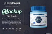 Pills Bottle Mockup, a Packaging Mockup by idesignstudio (Thumbnail 2 of 6)