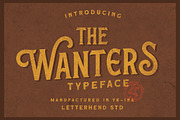 The Wanters - Display Typeface, a Font by Letterhend Studio (Thumbnail 10 of 10)