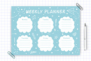 School Weekly Planner, Task List, an Object Graphic by Irina Avdeeva (Thumbnail 2 of 3)