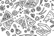 Italian Traditional Pizza icons, a Food Illustration by Tettygreen (Thumbnail 4 of 4)
