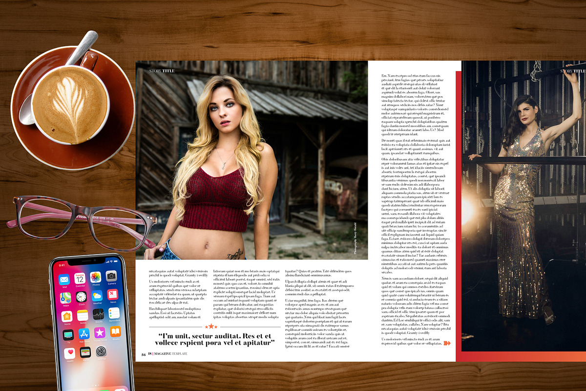 Magazine Template, a Magazine Template by Red Cactus Creative (Photo 10 of 21)