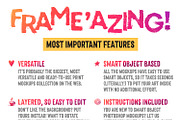 Frame'azing ‒ 8x10 Frame Mockups, a Print Template by Frisk Shop (Thumbnail 4 of 8)