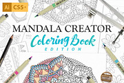 Coloring Book Mandala Creator, an Action Add-On by Drifter Studio (Thumbnail 1 of 4)