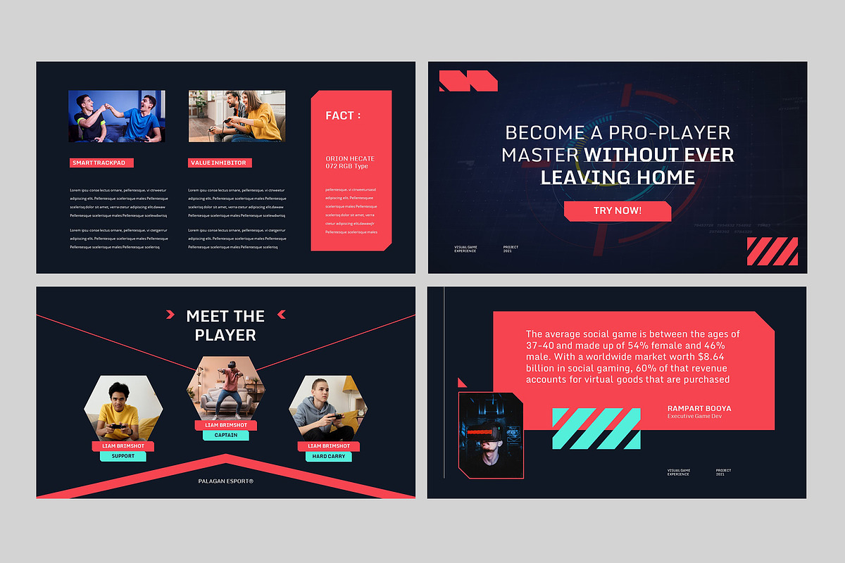 Esport - Gaming and Tech Keynote, a Presentation Template by rgbryand