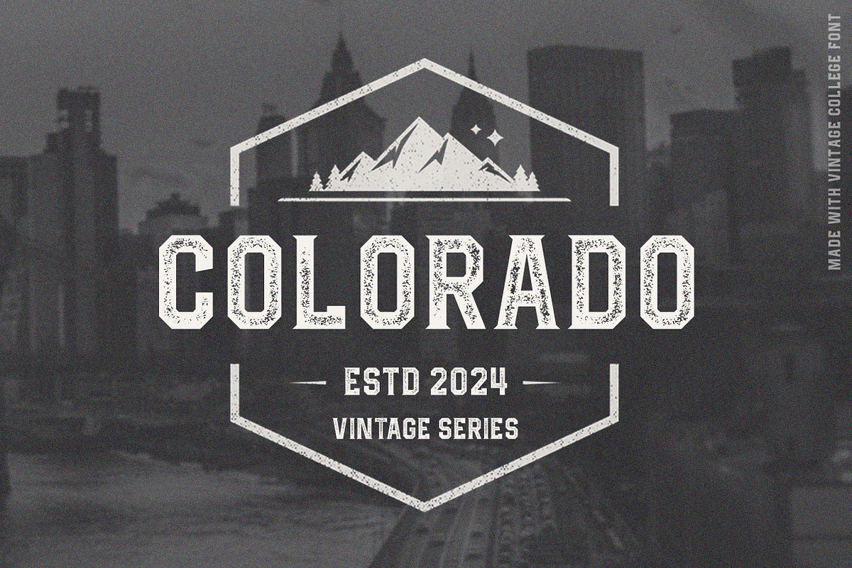 Vintage College Font, a Font by GlitzyGrapix (Photo 8 of 10)