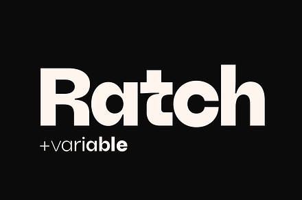 Ratch Font Family, a Sans Serif Font by Arbuz