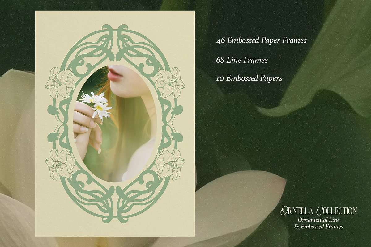 Ornella Ornamental & Embossed Frames, an Object Graphic by alonahaidash (Photo 5 of 19)