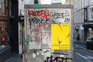 Street Poster Mockup