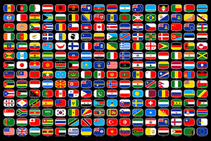 Flags of the world, a Graphic by Volyk