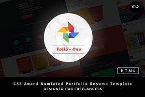Folio One - Portfolio Template