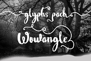 Wowangle Brush Script (Bonus Font), a Script Font by FHFont (Thumbnail 2 of 8)