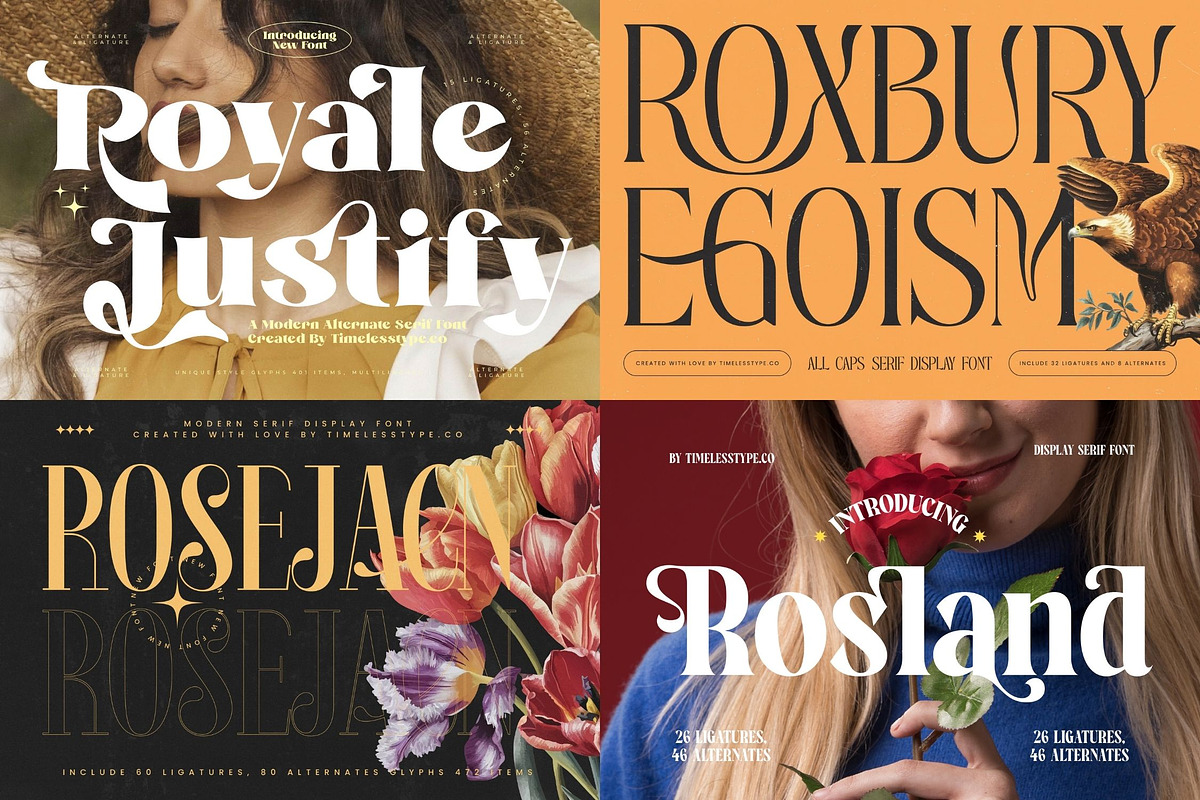 Epic Bundle 50 Fonts Explosion, a Serif Font by timelesstype.co